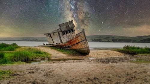 boat and stars